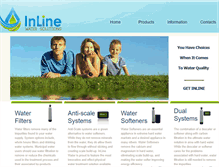 Tablet Screenshot of inlinewater.com